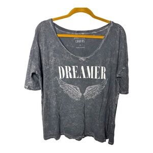 Vintage Canvas Gray Dreamer Graphic Tee